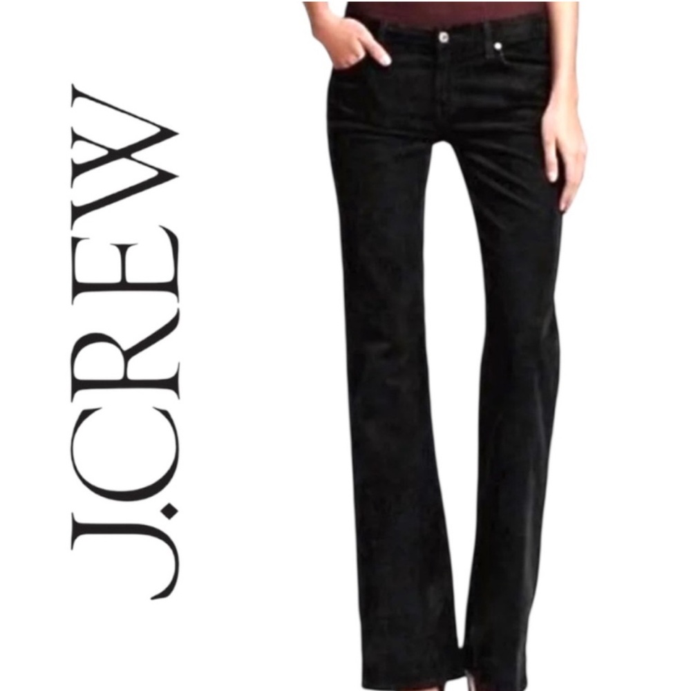 J. Crew Vintage Women's Bootcut Black Corduroy Pants.